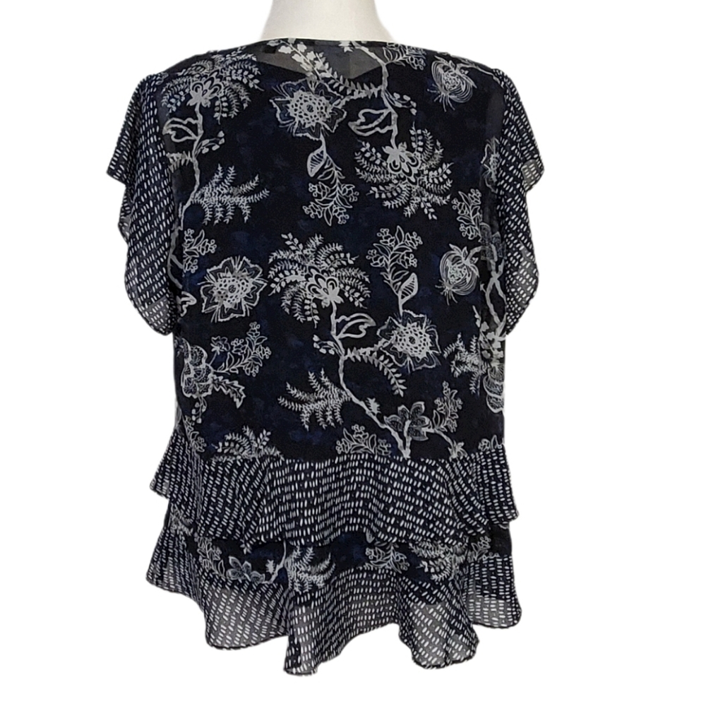 Cabi Sheer Hybrid Blouse - Picture 6 of 13